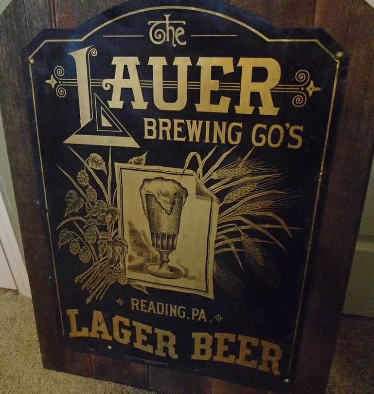 Lauer Beer Sign